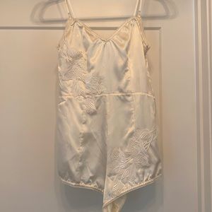 FLL lingerie bodysuit wedding wear silk +  lace